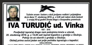 IVA TURUDIĆ 1927 – 2018