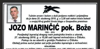 JOZO MARINČIĆ 1959 – 2018