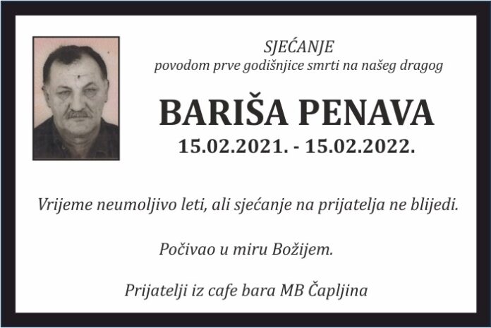 Barisa Penava sjecaje