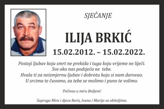 Ilija Brkic sjecanje