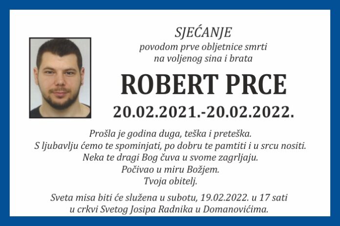 Robert Prce sjecanje