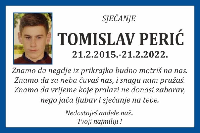 Tomislav Peric sjecanje 2022