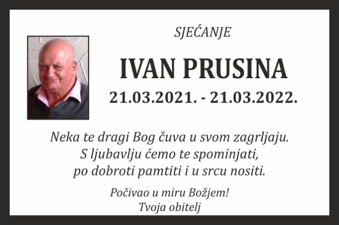 Ivan Prusina sjecanje