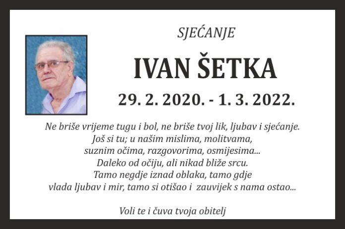 Ivan setka sjecanje 2022