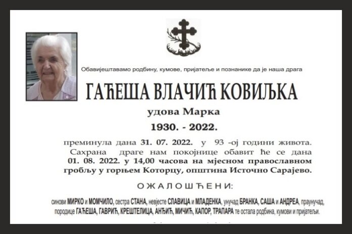 Gacesa Koviljka