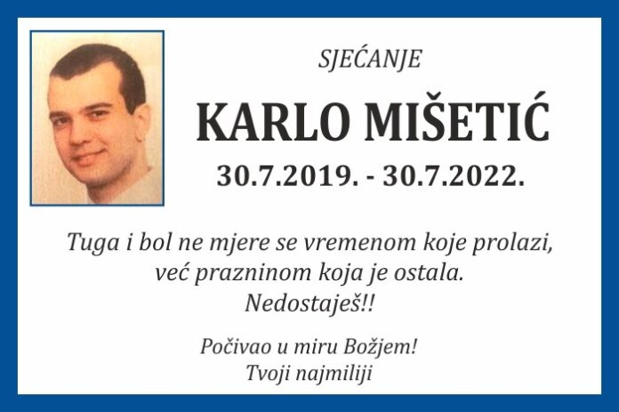 Karlo misetic sjecanje