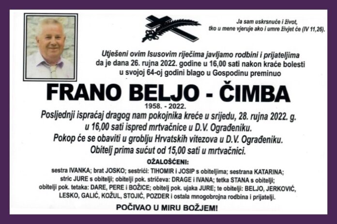 Franjo Beljo Cimba