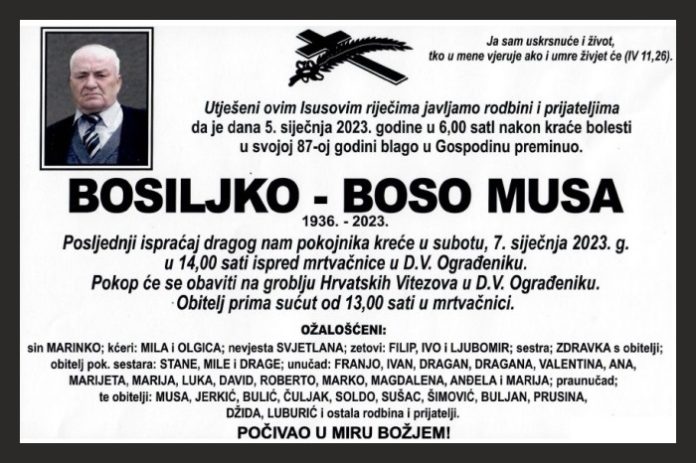 Bosiljko Musa