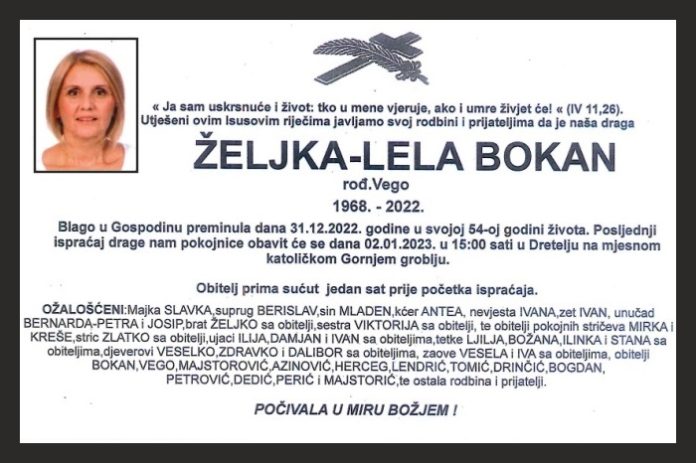 Zeljka Lela Bokan