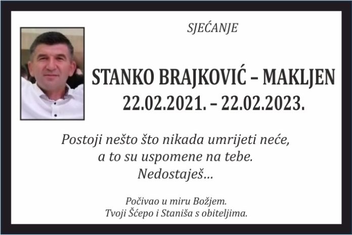 Makljen sjecanje 2023