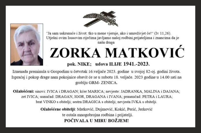 Zorka Matkovic
