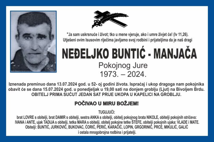 Nedjeljko buntic manjaca
