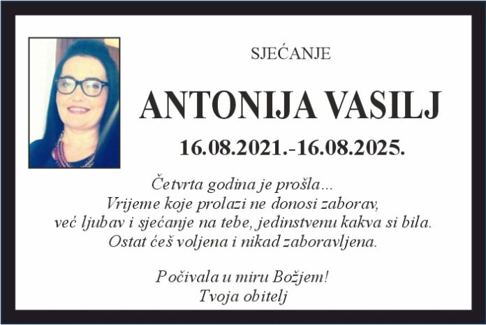 Antonija Vasilj sjecanje1