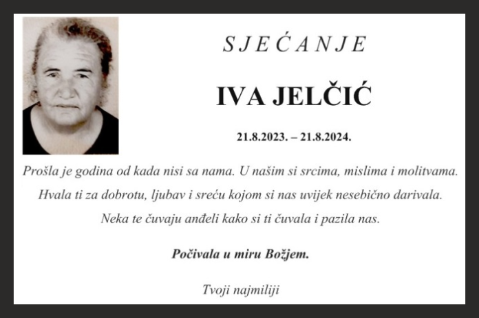 Iva jelcic sjecanje