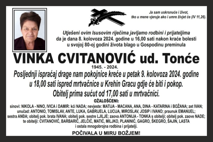 Vinka cvitanovic