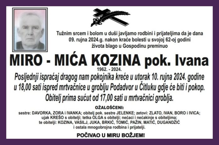 Miro Mica Kozina