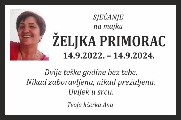Zeljka Primorac sjecanje 2024
