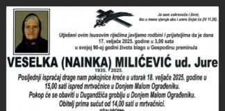 VESELKA (NAINKA) MILIĆEVIĆ 1935 – 2025