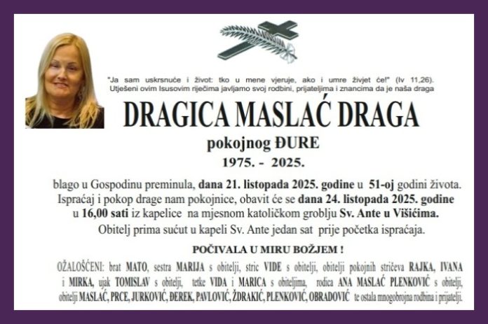 Dragica Maslac draga