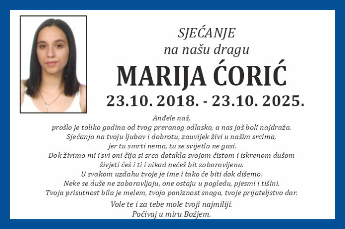 Marija coric 2025