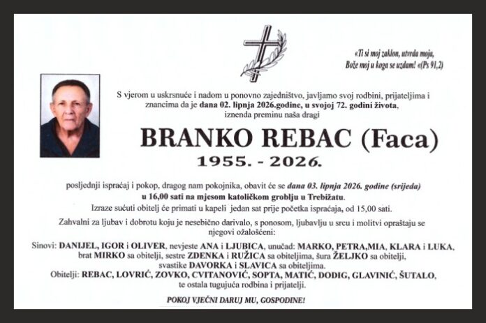 Branko rebac faca