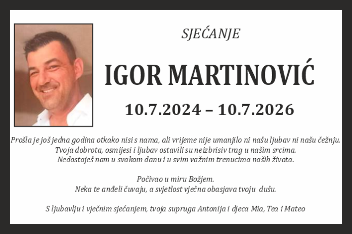 Igor Martinovic 26 - 1