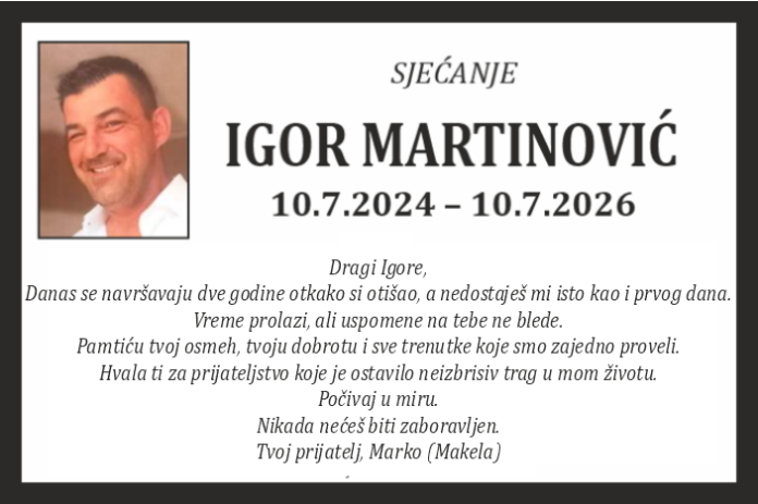 Igor martinovic 26 -7