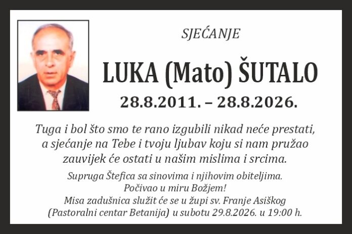 Luka Sutalo secanje 26