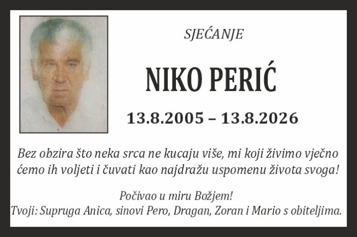 Niko Peric sjecanje 26