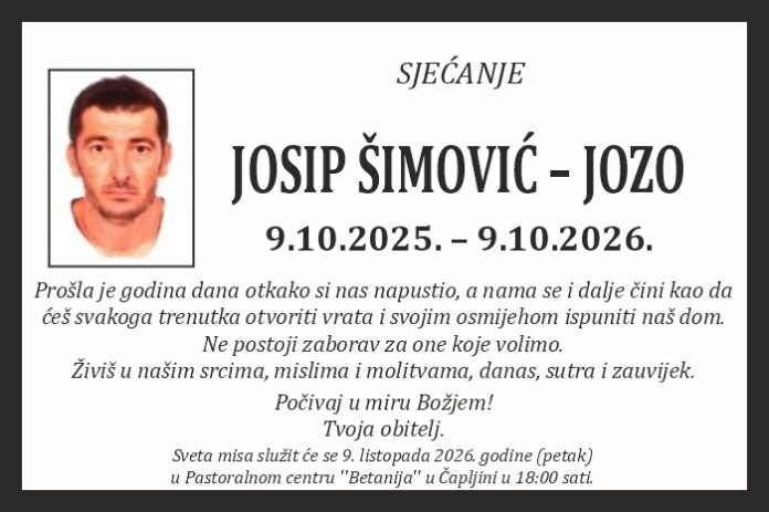 Jozo simovic sjecanje 26